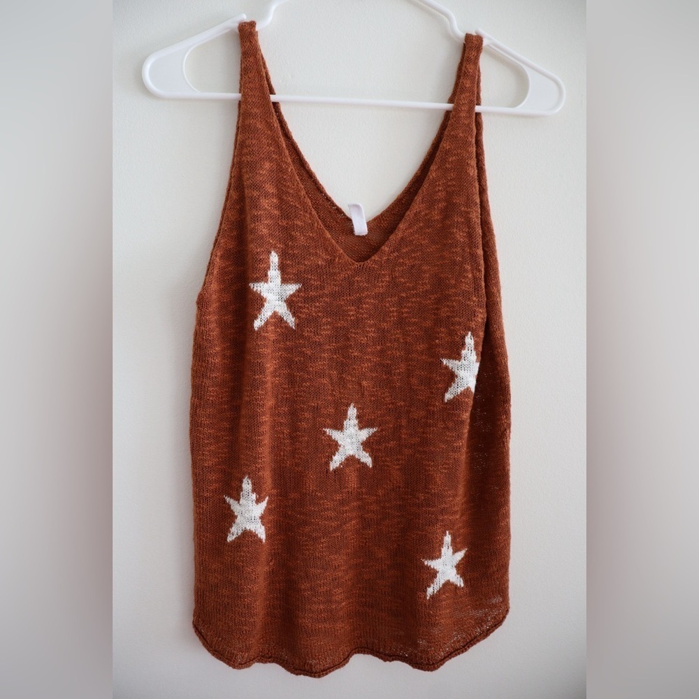 Wishlist Rust Knit Top